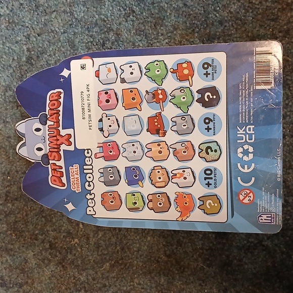 PhatMojo Pet Simulator 4PK Mystery Eggs Series 1 Collectible Toy Ages 6+ NIB - Picture 2 of 2